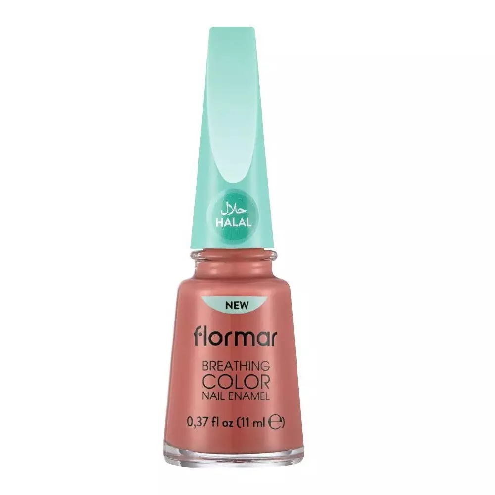 Flormar Breathing Color Nail Enamel - 008 Natural Pink | Kutek Halal Certified