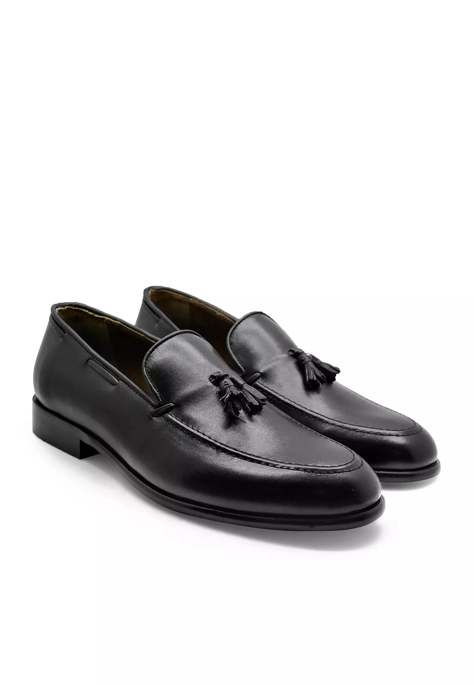 Myles Sepatu Pantofel Formal pesta Pria Kulit Asli