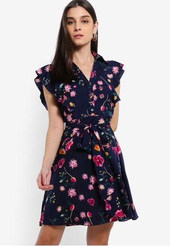 zalora button down dress