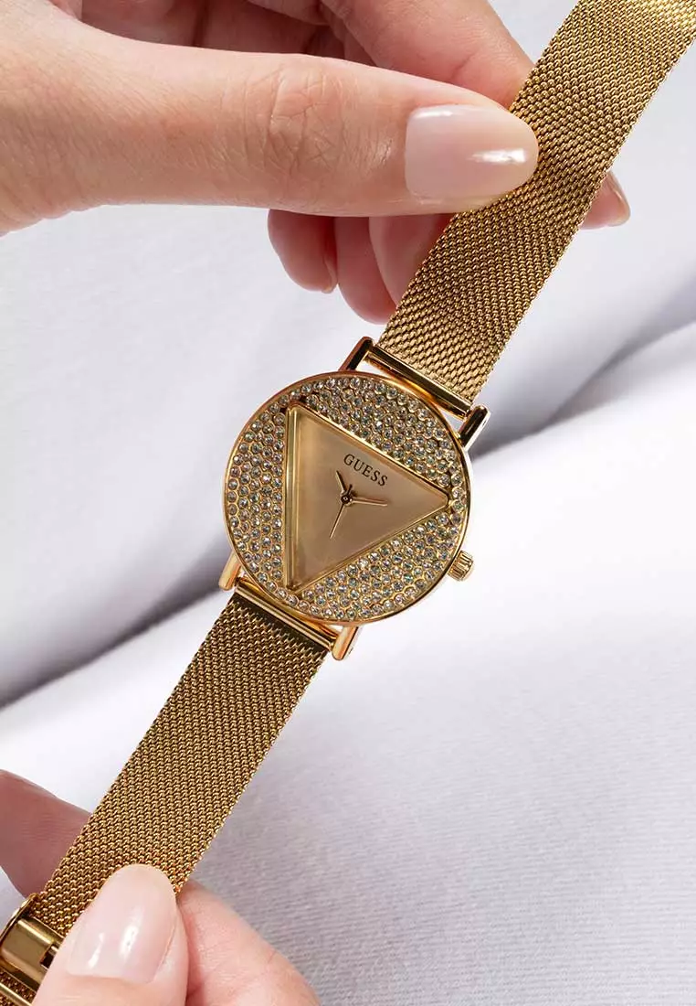 GUESS Ladies Watch MINI ICONIC  Gold Tone - GW0671L2