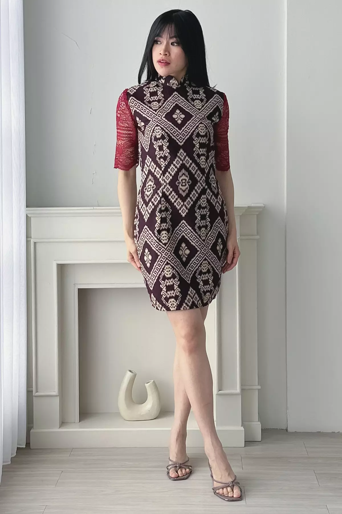 Adaninggar Qipao Ikat Dress