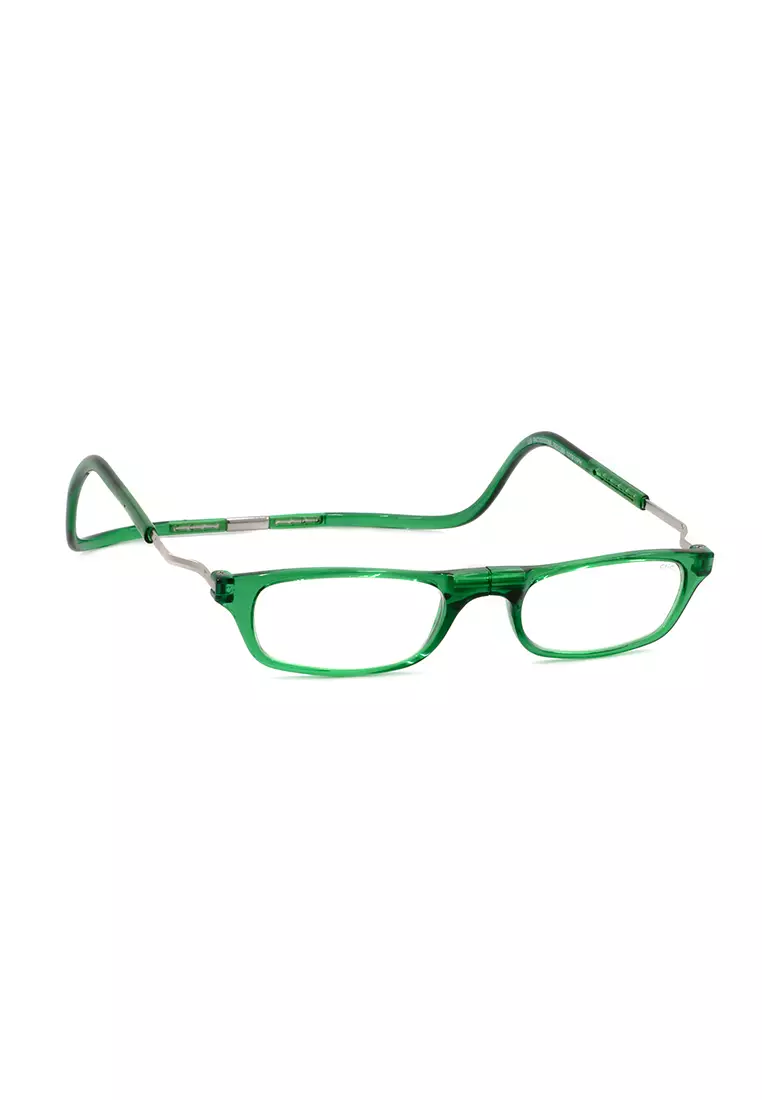 XXL Magnetic (Green) +2.25 Reading Glasses for 58-59 Years Old