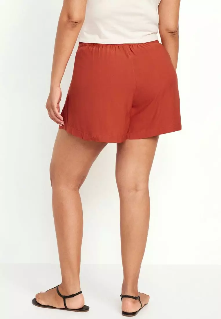 High-Waisted Playa Shorts -- 4-inch inseam