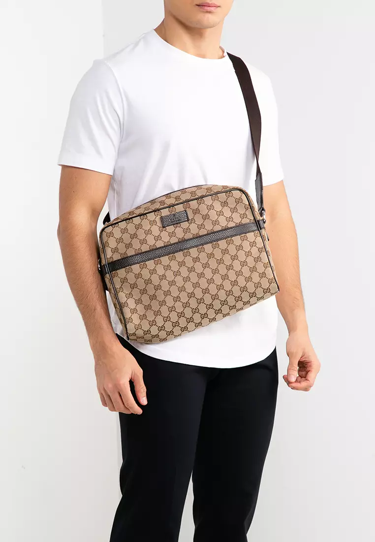 GUCCI GG Canvas Crossbody Messenger Bag nt 2024 Buy GUCCI