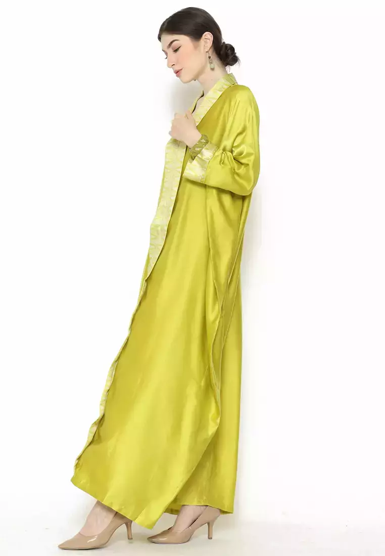 Kanzi Exclusive Long Sleeve Songket Kaftan