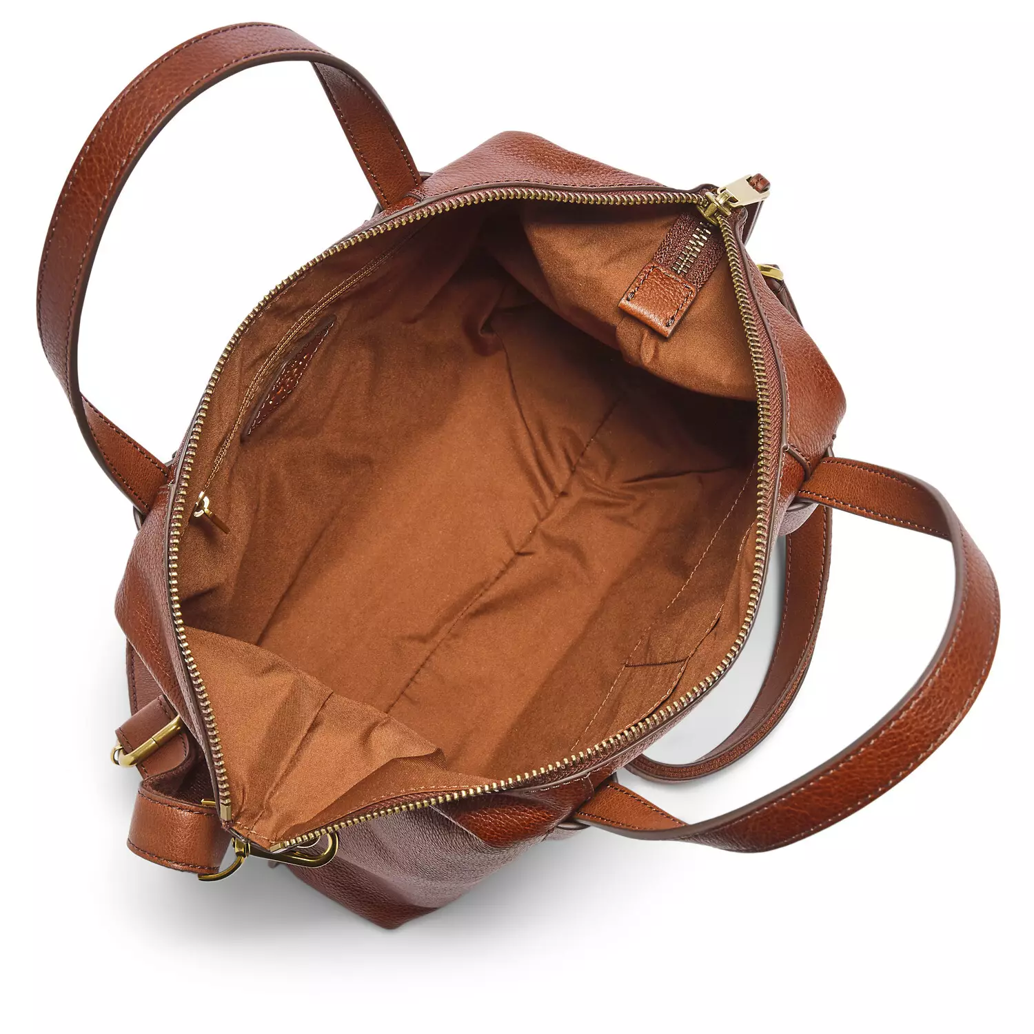 Fossil Skylar Leather Satchel Brandy Tas Wanita SHB2657-213