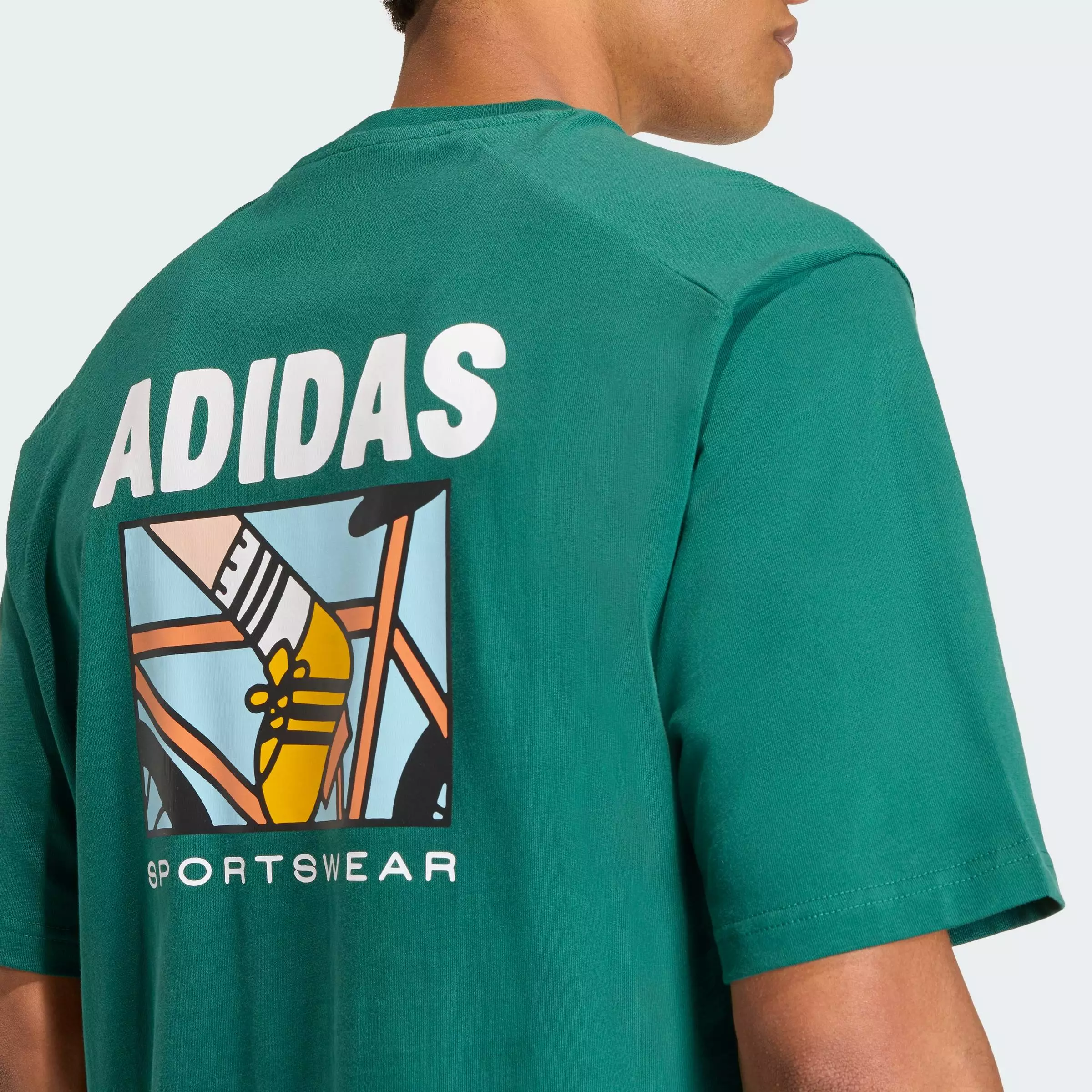 Lifestyle ANIMAL POP BIKE GRAPHIC T-SHIRT Men Green KE4339