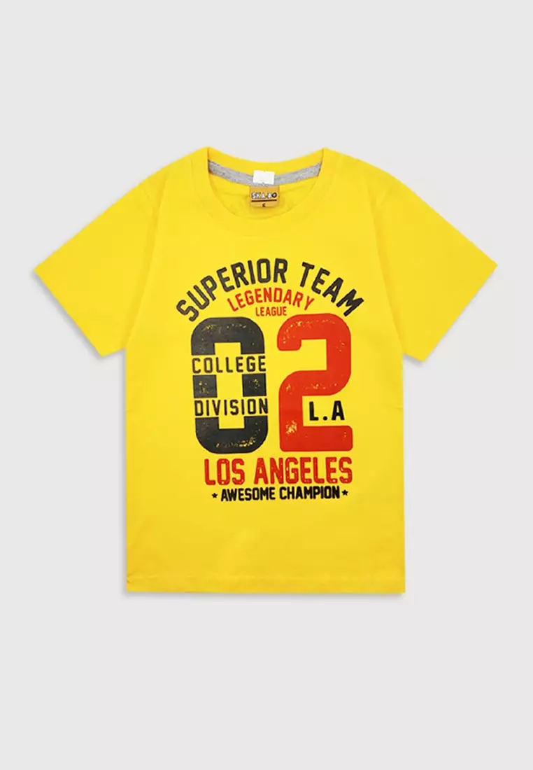 Wakakids Setelan Anak Laki Laki Superior Team 3546 Kuning