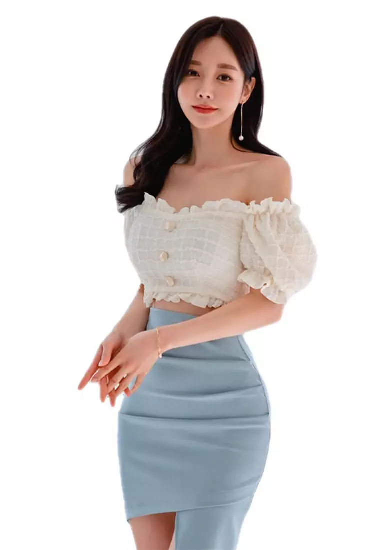 Off the shoulder two piece on sale