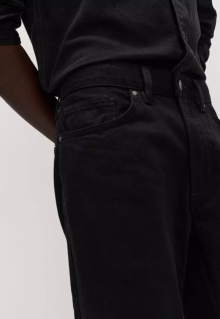 Straight Fit Pure Cotton Jeans