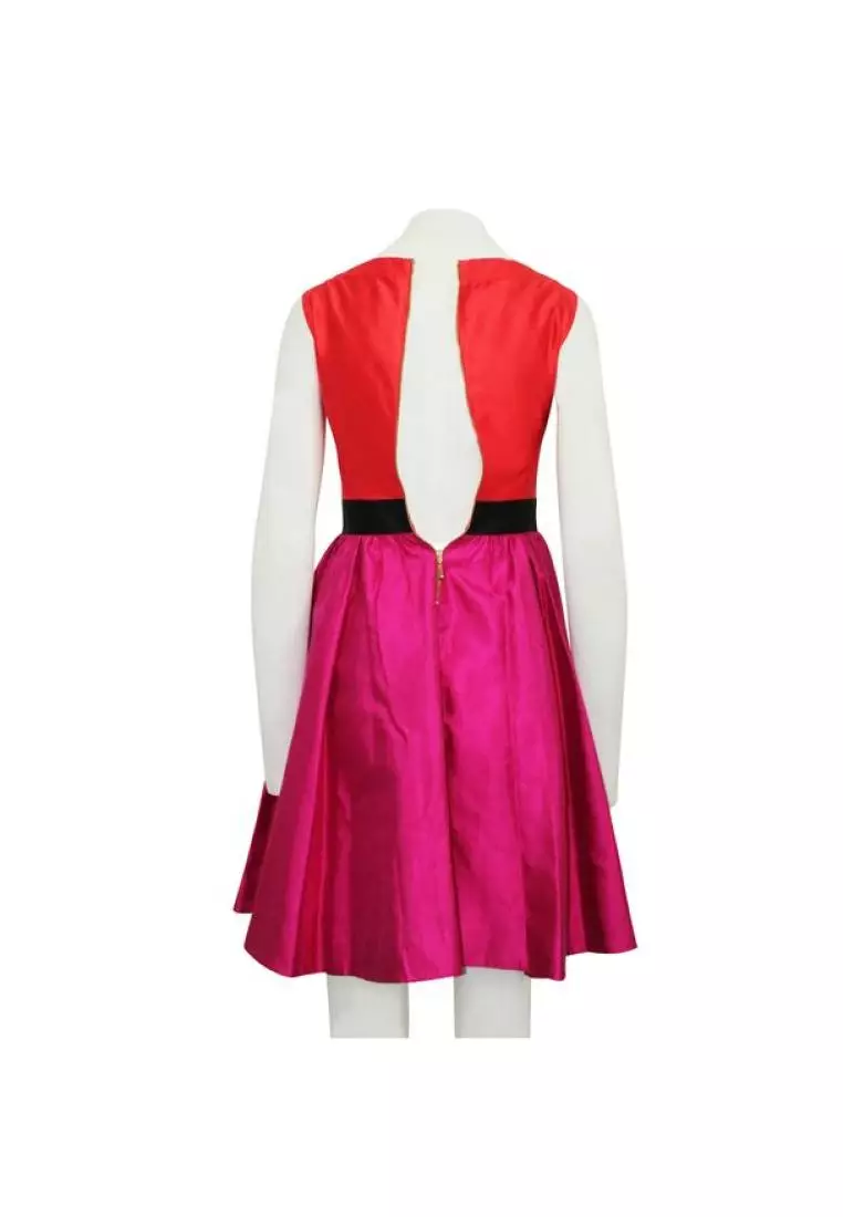 Red and pink cocktail new arrivals dress