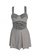 ZITIQUE grey Women's Vintage Style Underwired One-piece Swimsuit - Grey FC865US4EF4520GS_1