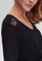 Vero Moda black Beatrix Lace Long Sleeves V-Neck Top 965D8AAF8A68D6GS_3