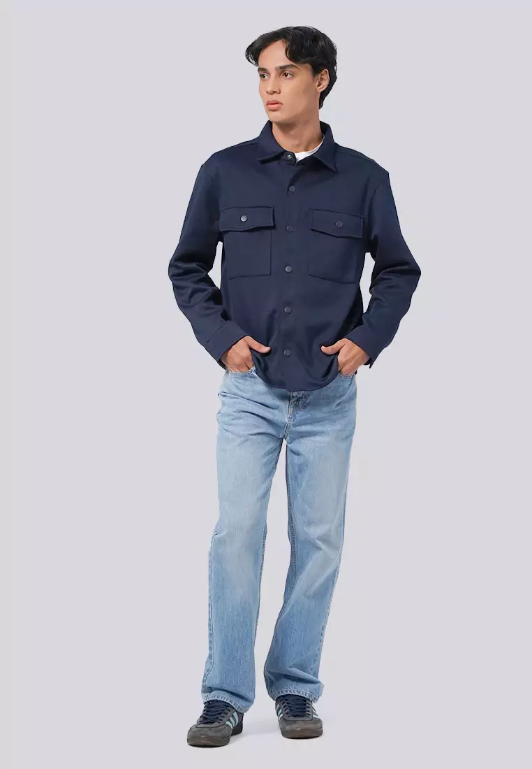 Shirt Jacket with Double Pocket