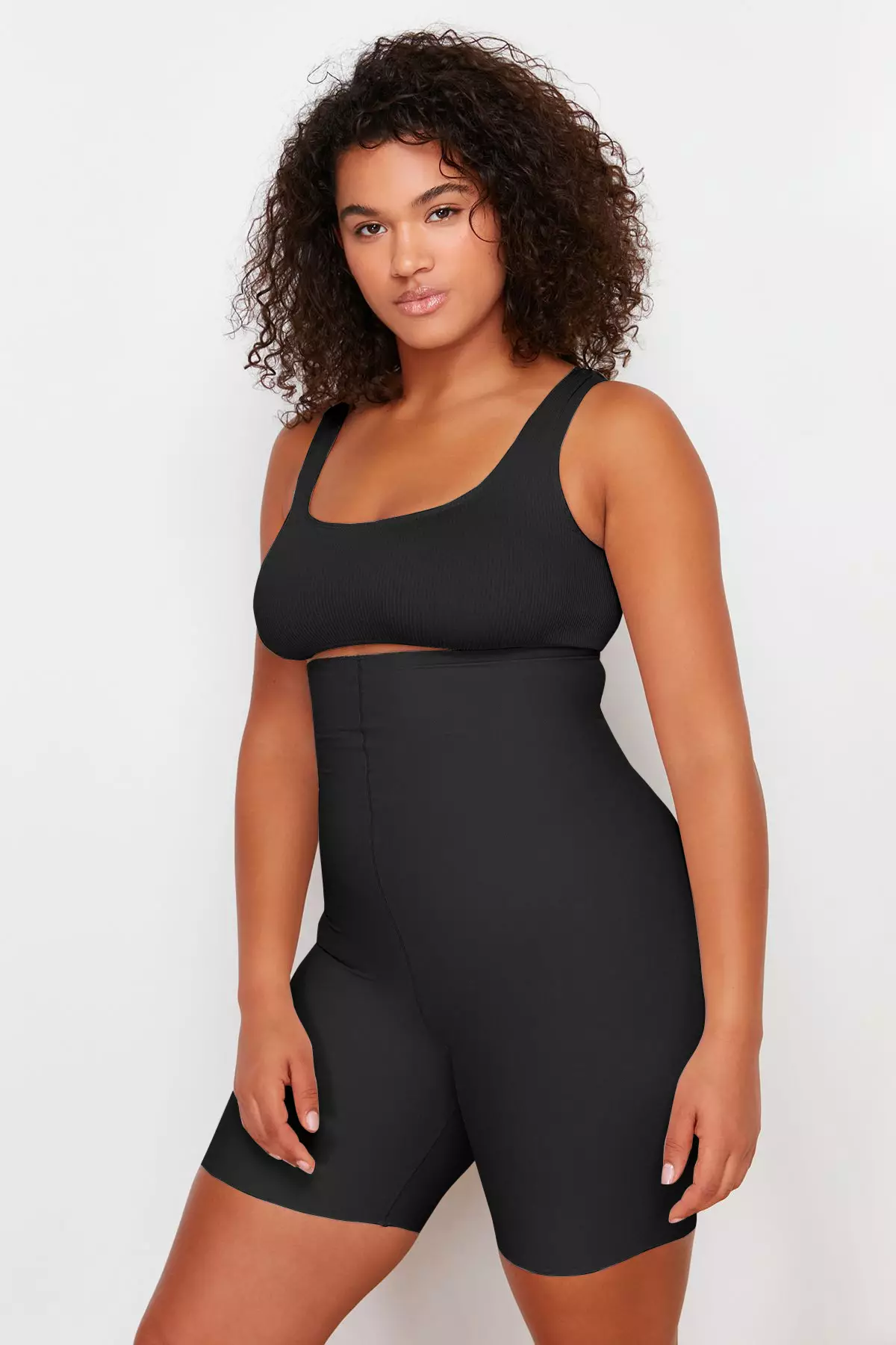 Plus Size High Waist Shapewear Shorts