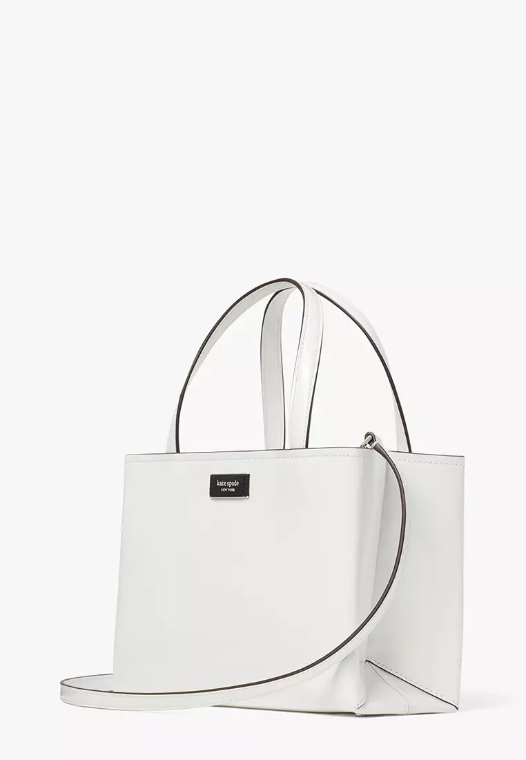 Buy Kate Spade New York Sam Icon Leather Small Tote True White