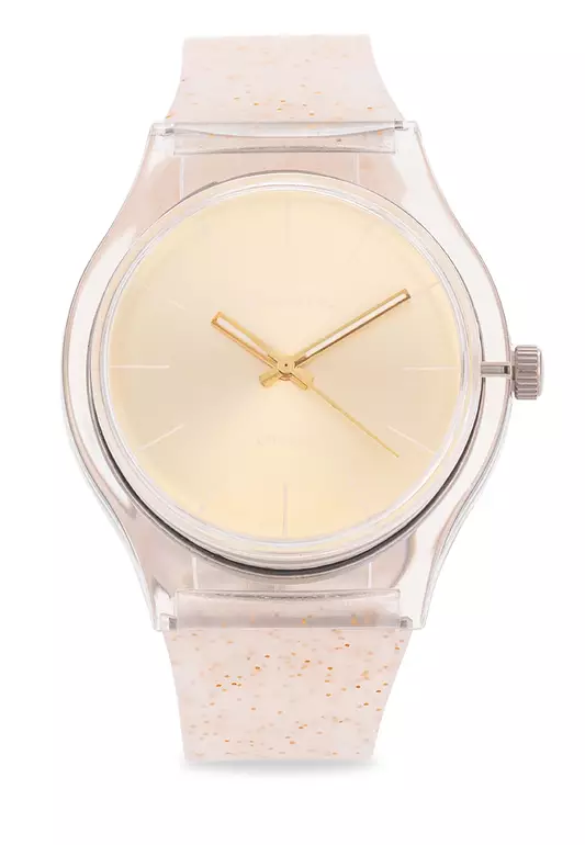 Analog Watch 20122094-Gold Glitter Line