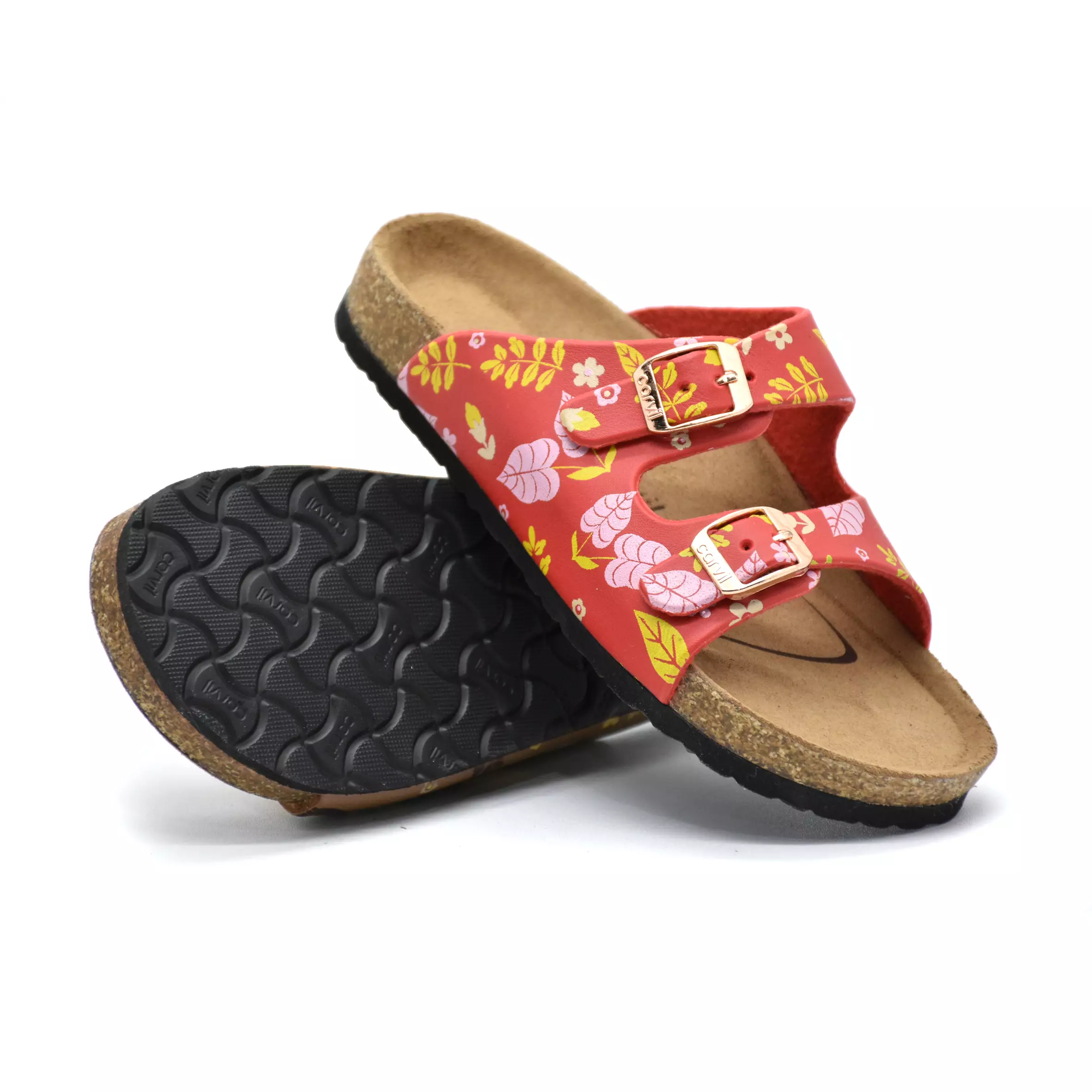 Carvil Sandal Anak Vegan-02 TW Red