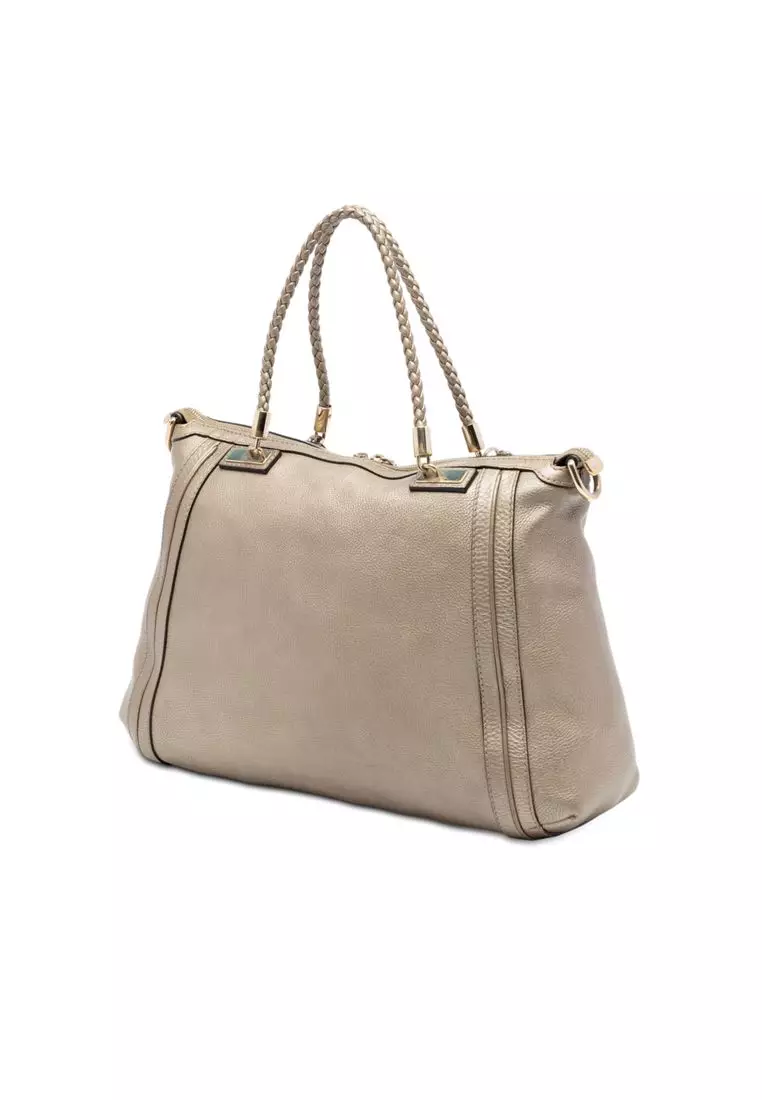 Pre-Loved Gucci Large Leather Bella Tote