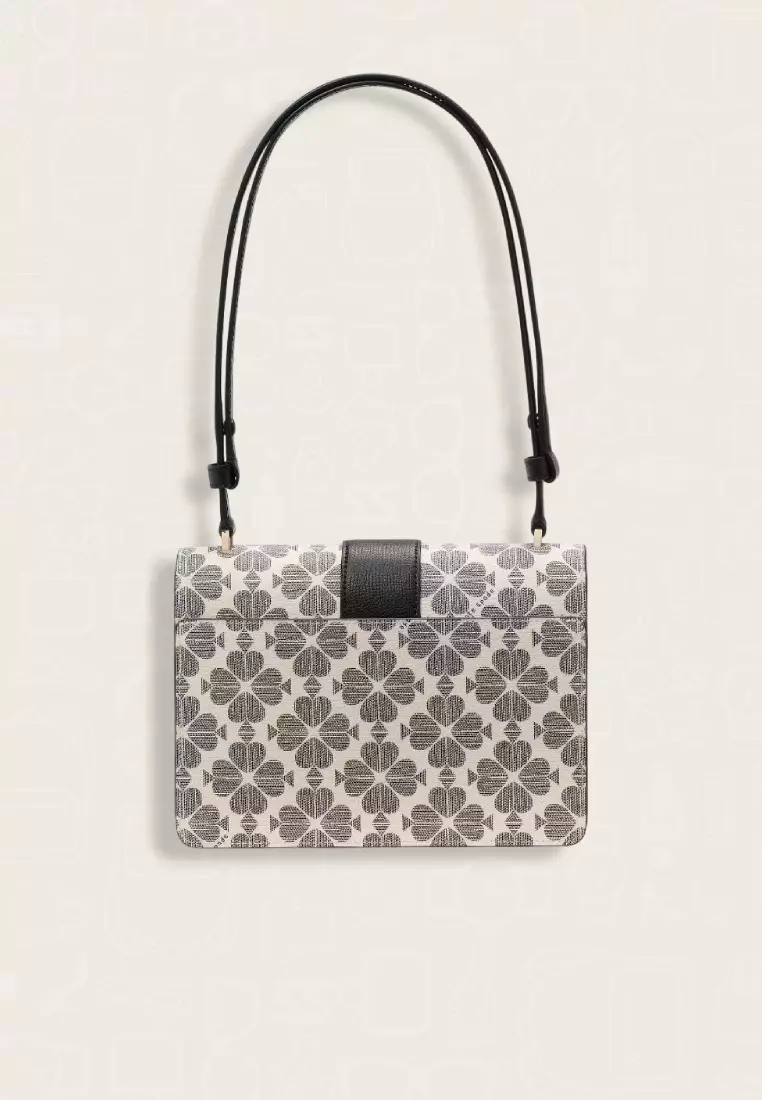Kate Spade Spade Flower Small Flap Shoulder Bag Black Multi