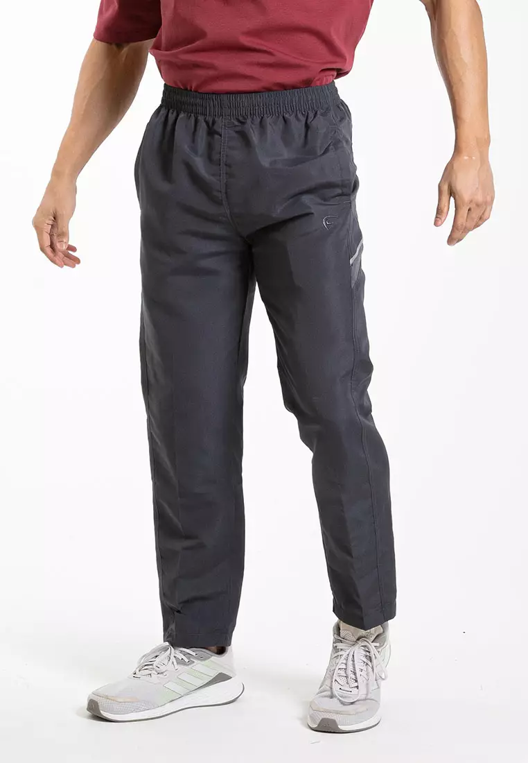 Forest Slim Fit Tracksuit Men Track Pants Unisex Track Bottom | Seluar Track Lelaki - 10758-03DkGrey