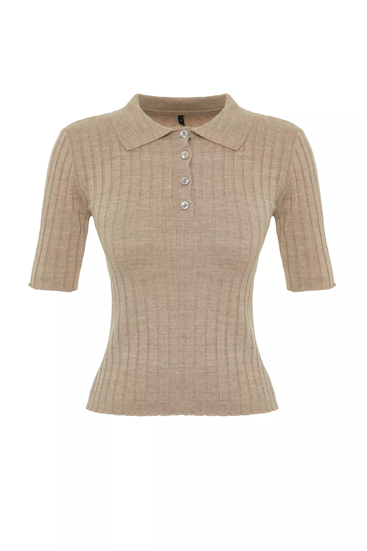 Polo Neck Knitwear Sweater