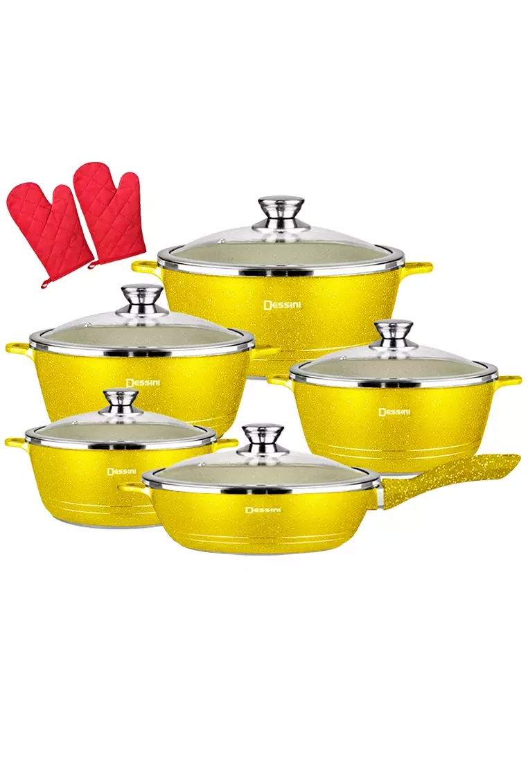 12PC S/S DELUXE QUALITY CASSEROLE SAUCEPAN STOCK POT FRY PAN COOKWARE SET