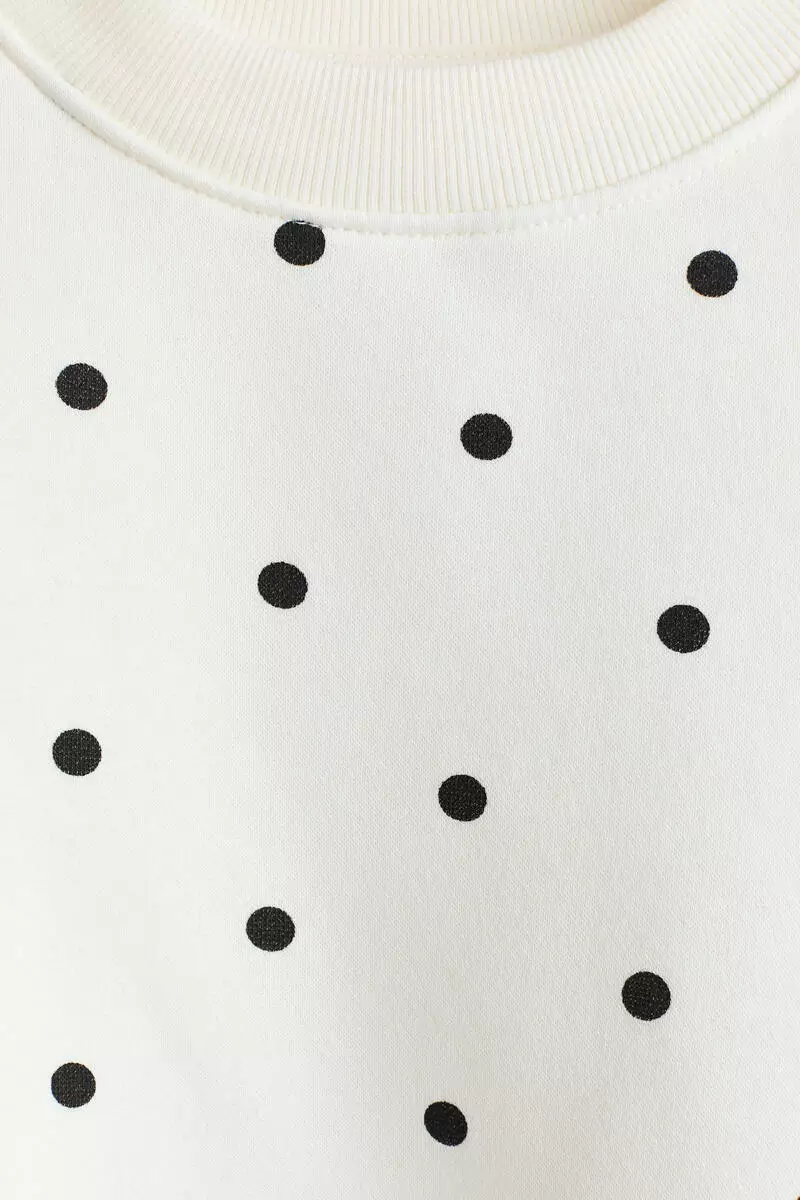 Oversized brushed-inside sweatshirt