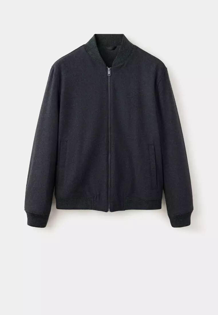 Buy MANGO Man Bomber Jacket 2026 Online | ZALORA