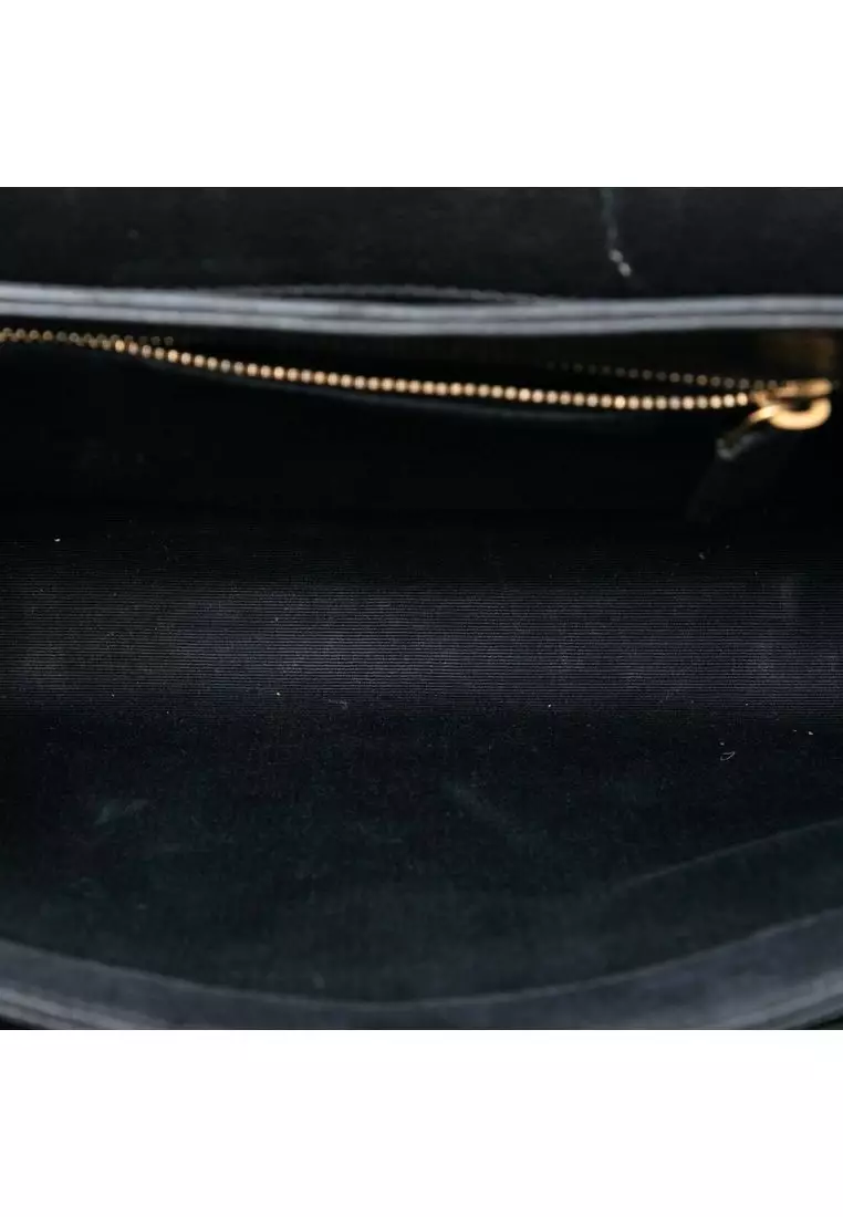 Pre-Loved Saint Laurent Small Quilted Lambskin Becky Chain Shoulder Bag