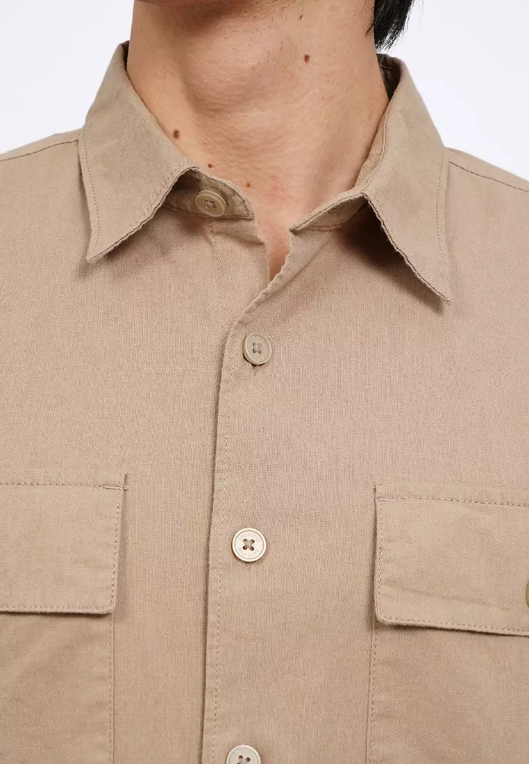Double Pocket Long Sleeve Shirt