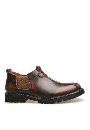 Twenty Eight Shoes brown VANSA Unique Design Leather Casual Shoes VSM-B8901L 3E0D4SH1154B0EGS_1