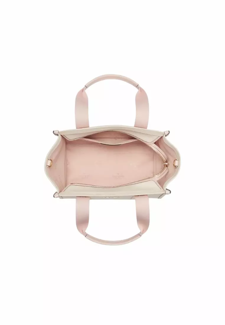 Kate Spade KIP Canvas Small Tote Bag In Rose Smoke KG767