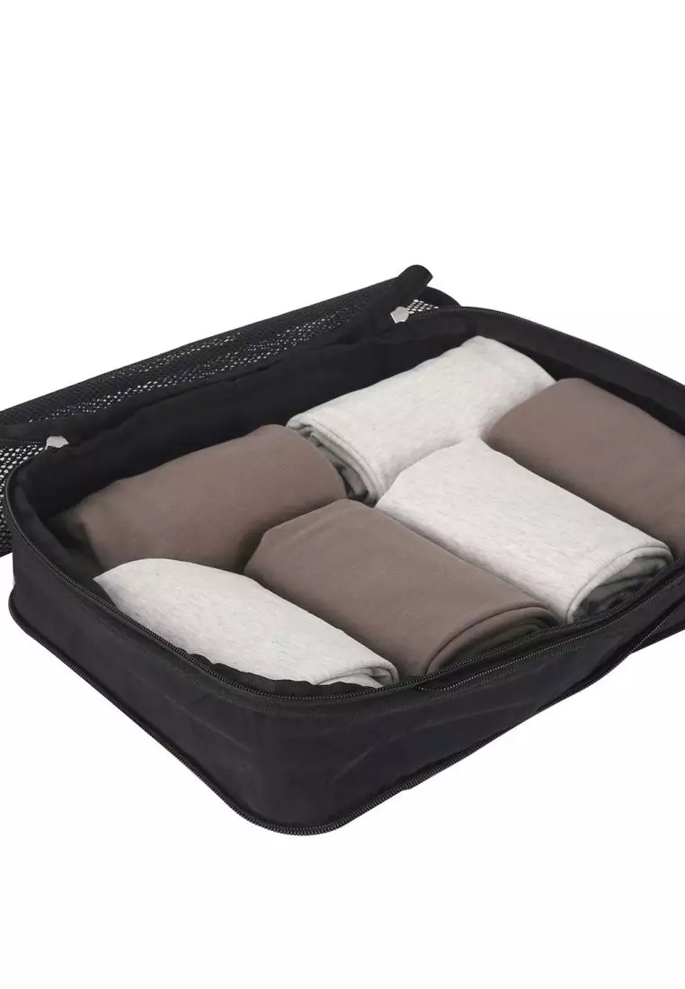 Crossing Waterproof Ripstop Nylon Compression Packing Cube M - Black