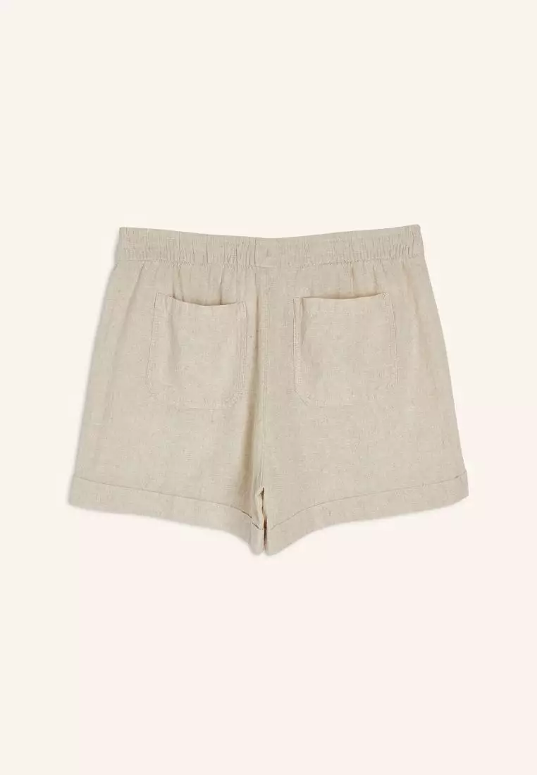 Buy Old Navy High-Waisted Linen-Blend Shorts for Women -- 3.5-inch ...