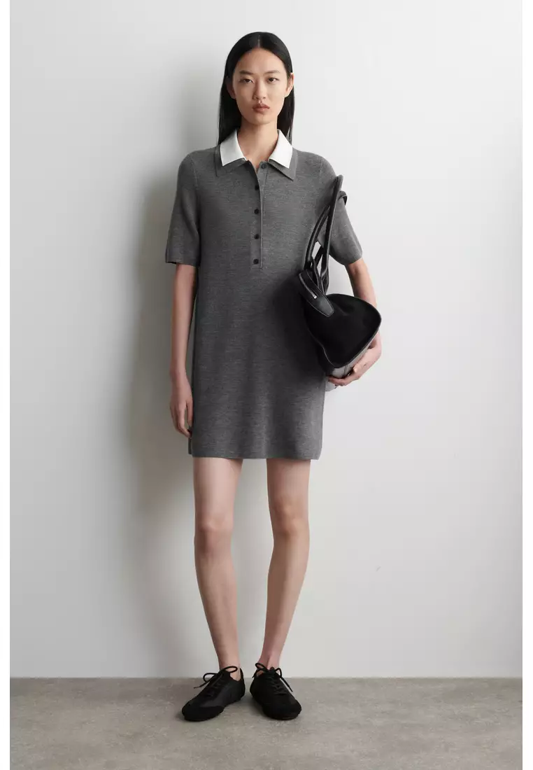 navy blue dress for baby girl Amira Pleated A Line Midi Dress - Wine