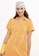 LC WAIKIKI orange Shirt Collar Straight Women Dress 32F13AA302F66EGS_3