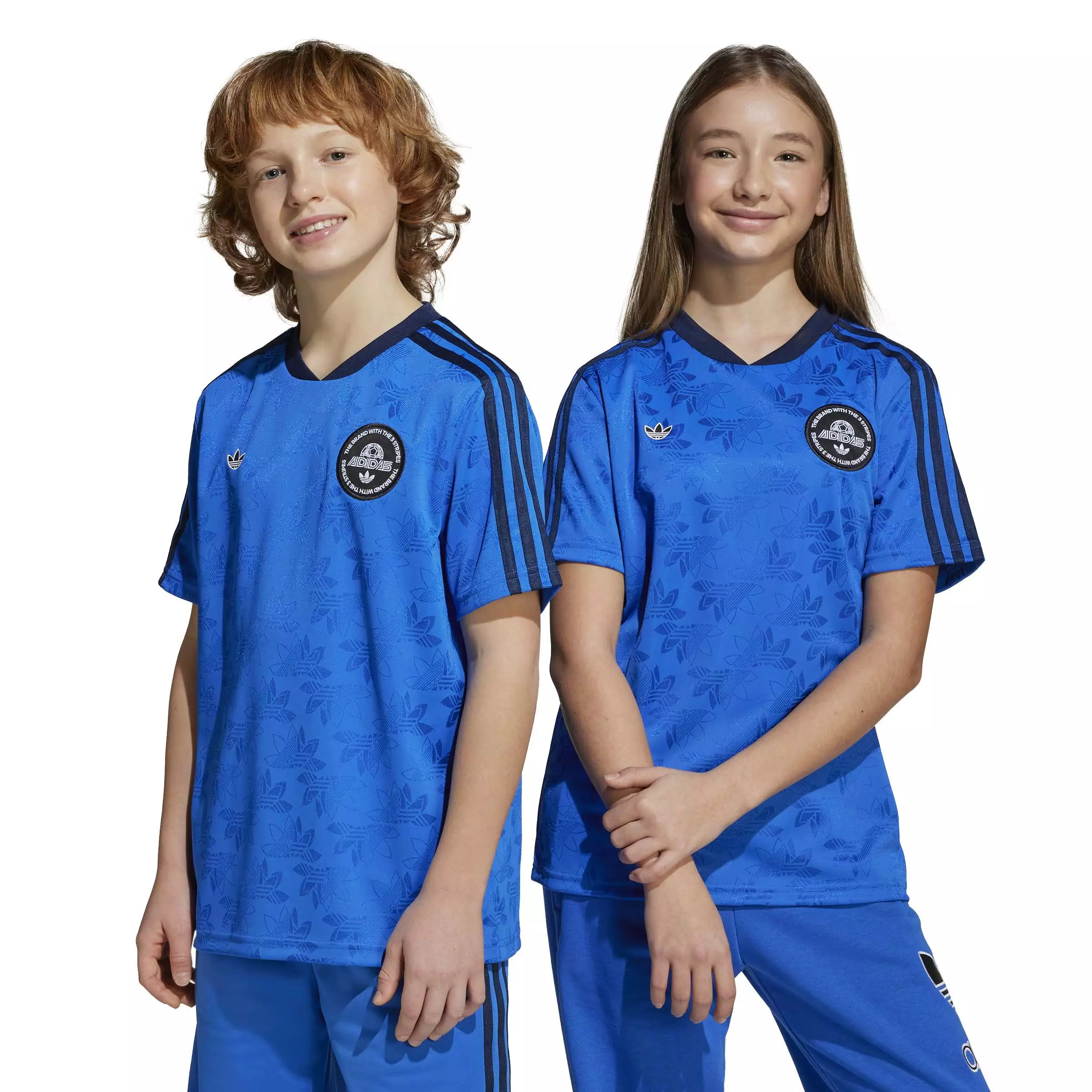 ADIDAS Football T-Shirt Kids JV7681 - Jersey Anak (Biru)