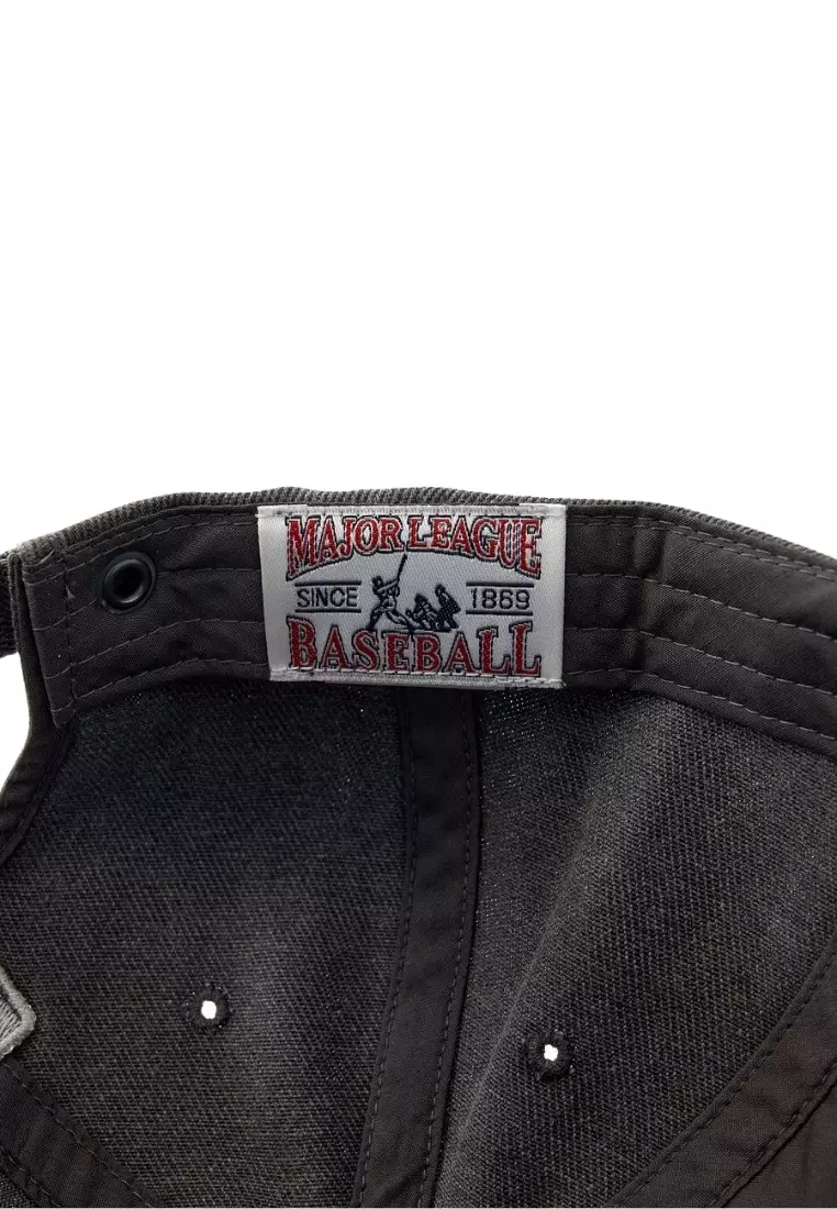 Jual MLB Korea Varsity Vintage Culsive Stitch Unstructured