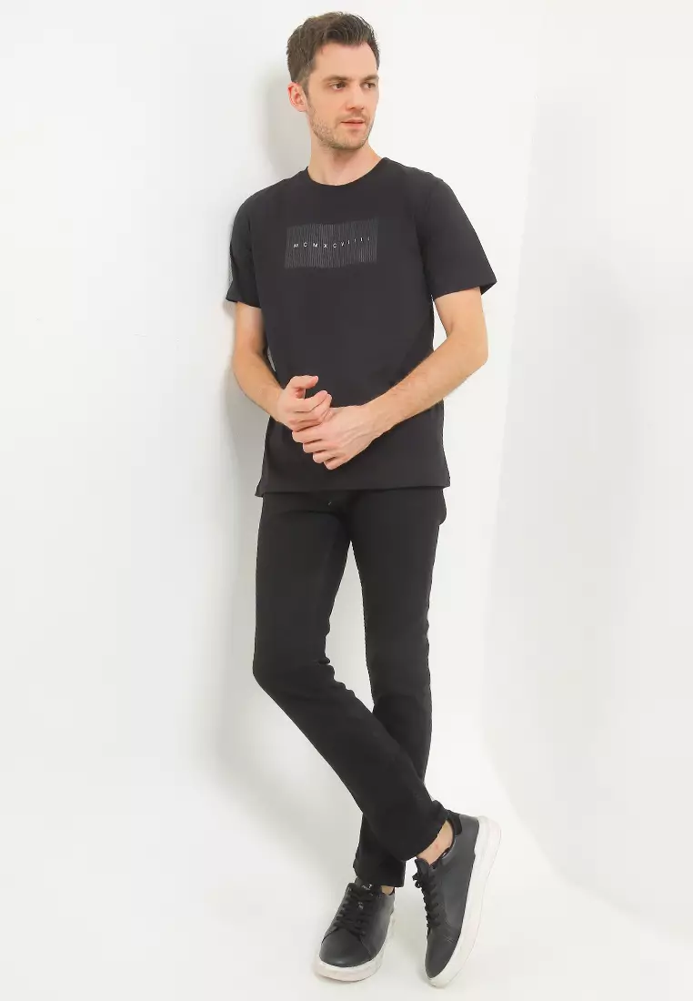 Tshirt Lengan Pendek - Black