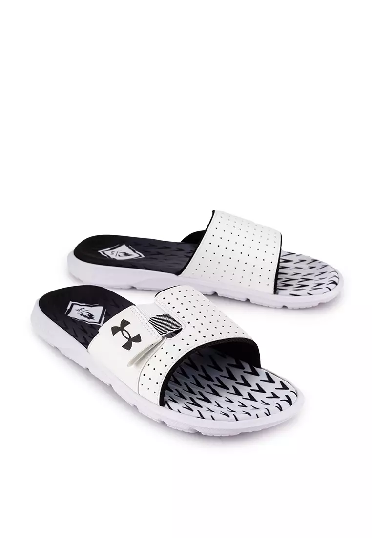 Discount on Under Armour  shoes - SKU: Unisex Mercenary Slide Sandals