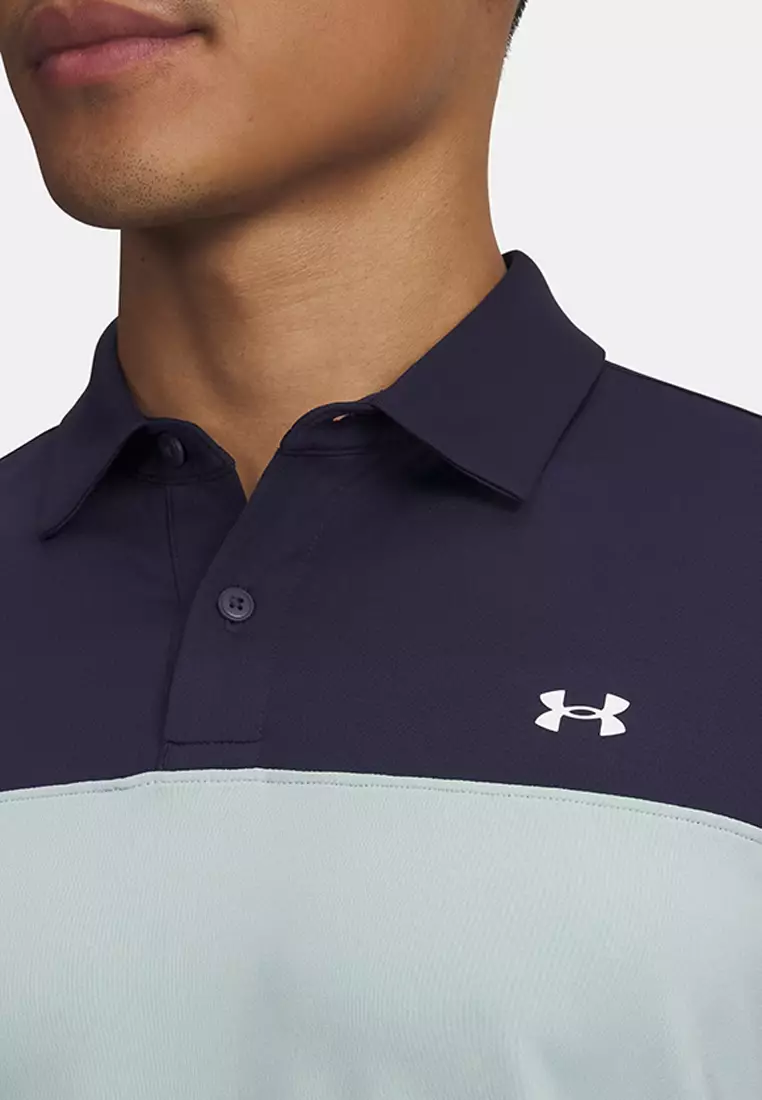 Tee To Green Colorblock Men's Polo Shirt