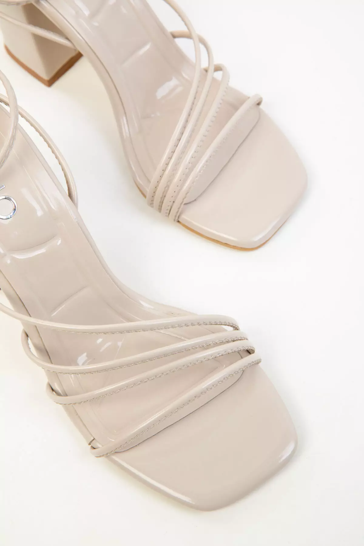 Mink Patent Leather Women's Classic Heeled Shoes 20282