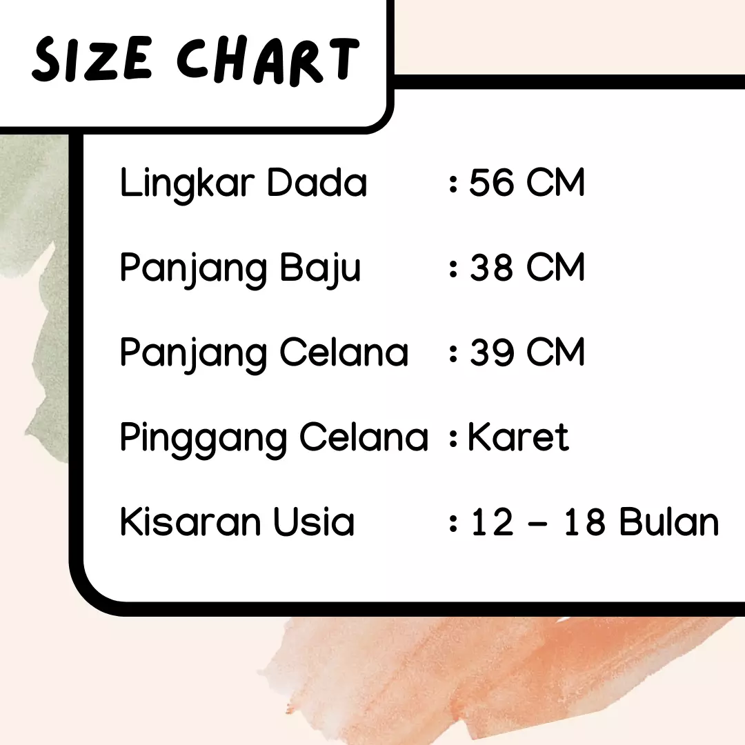Wakakids Baju Bayi Anak Laki Laki Setelan Celana Jogger Usia 12 - 18 Bulan Motif Panda 3383 Biru