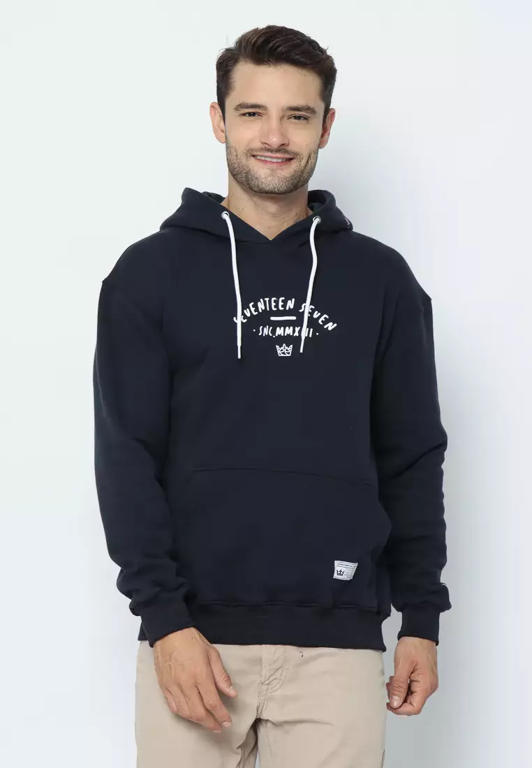 17SEVEN Hoodie Sablon 00285-ANGELS-BLK