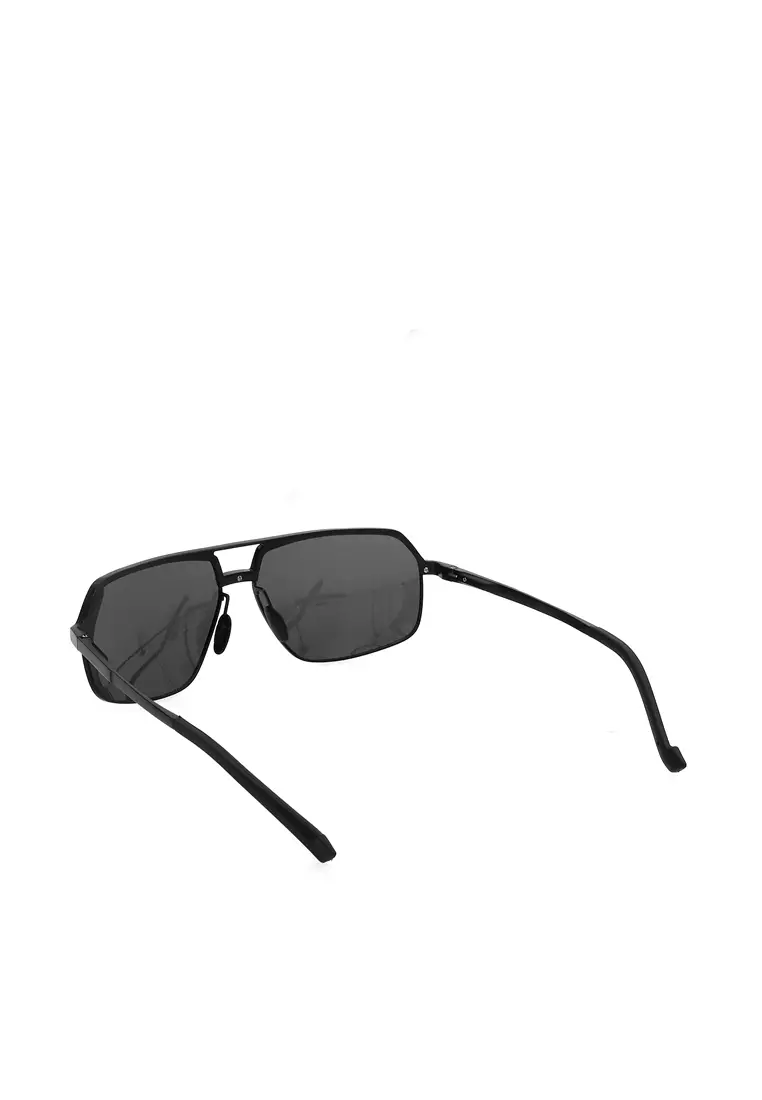 Adkins Kacamata Pria Magnesium Polarized Sunglasses Material Aluminium ORIGINAL - Black