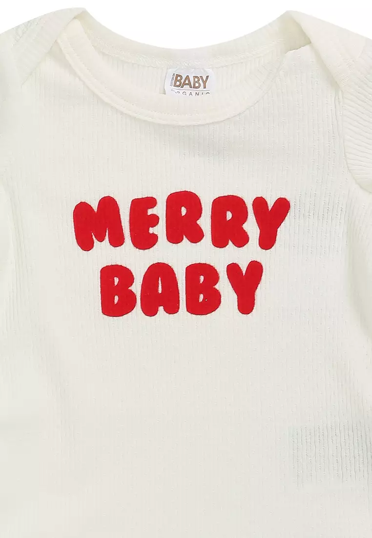 Organic Pointelle Long Sleeves Bubbysuit