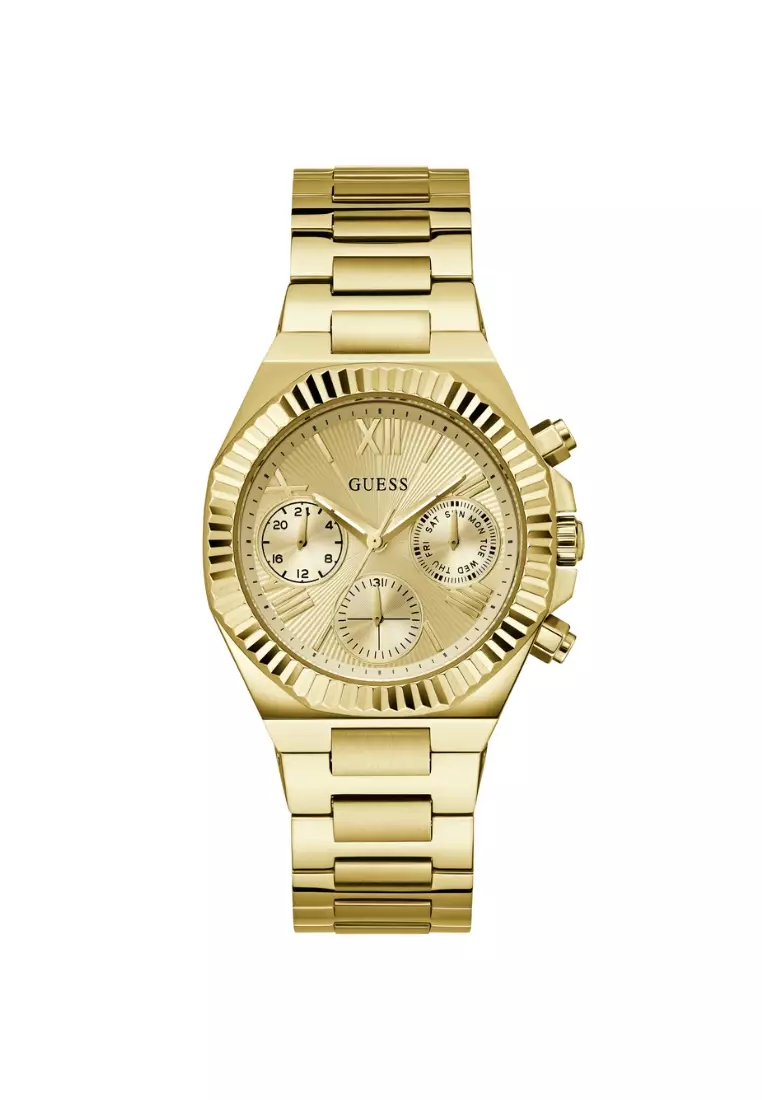 Buy GUESS Guess Dress Gold Stainless Steel Analog Quartz Watch For