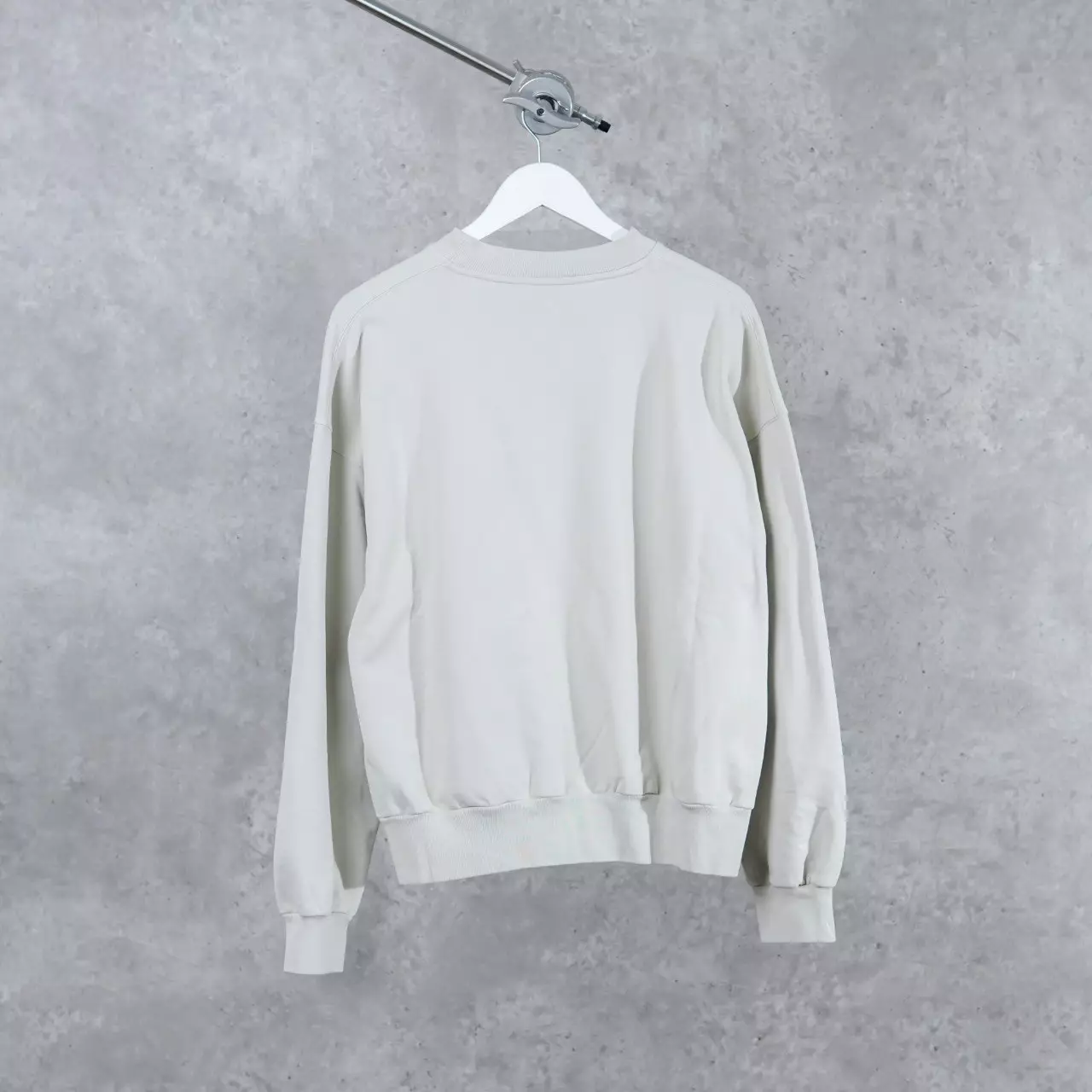 Sweater BALENCIAGA PARIS WHITE SAGE GREEN SWEATSHIRT 100% ORIGINAL