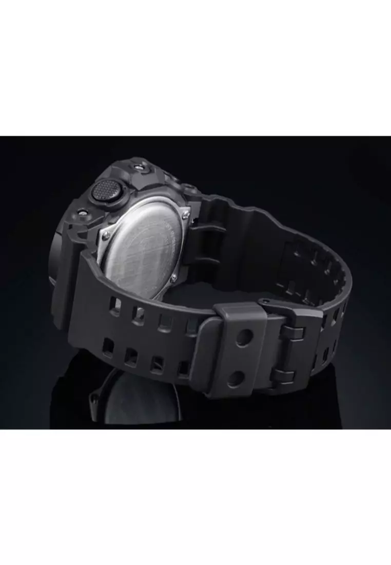 Men Analog-Digital Watch GA-700-1B Black Resin Strap